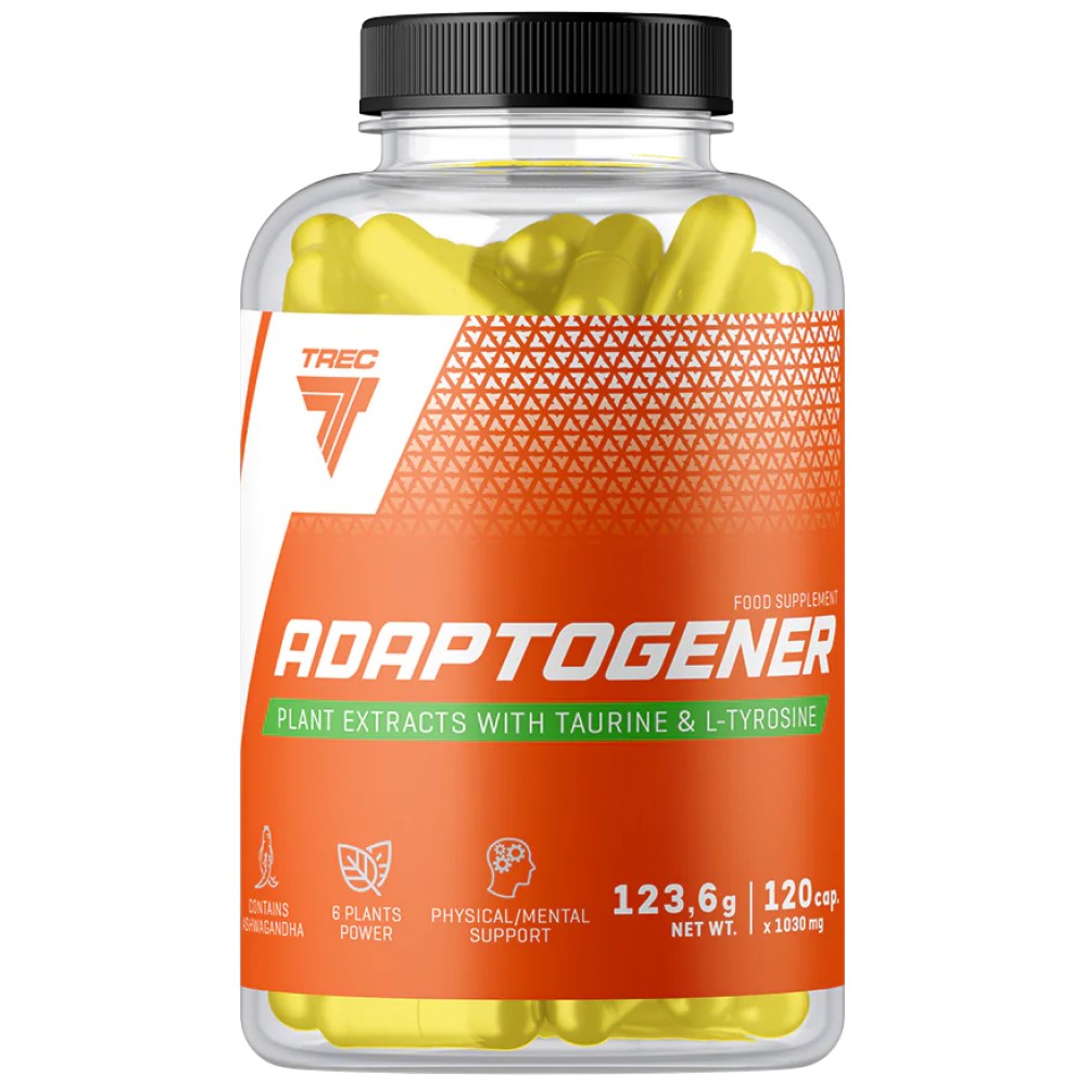 Adaptogén | s Ashwagandha, Rhodiola, L -Tyrosín - 120 kapsúl
