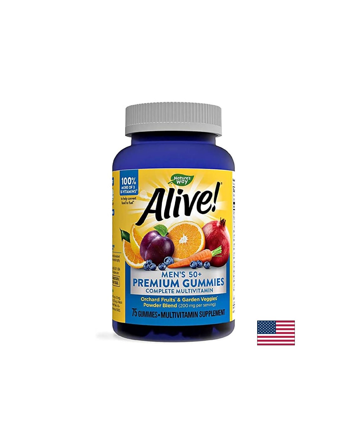 <tc>Alive</tc>! Multivitamíny pre mužov 50+ - 75 gumy