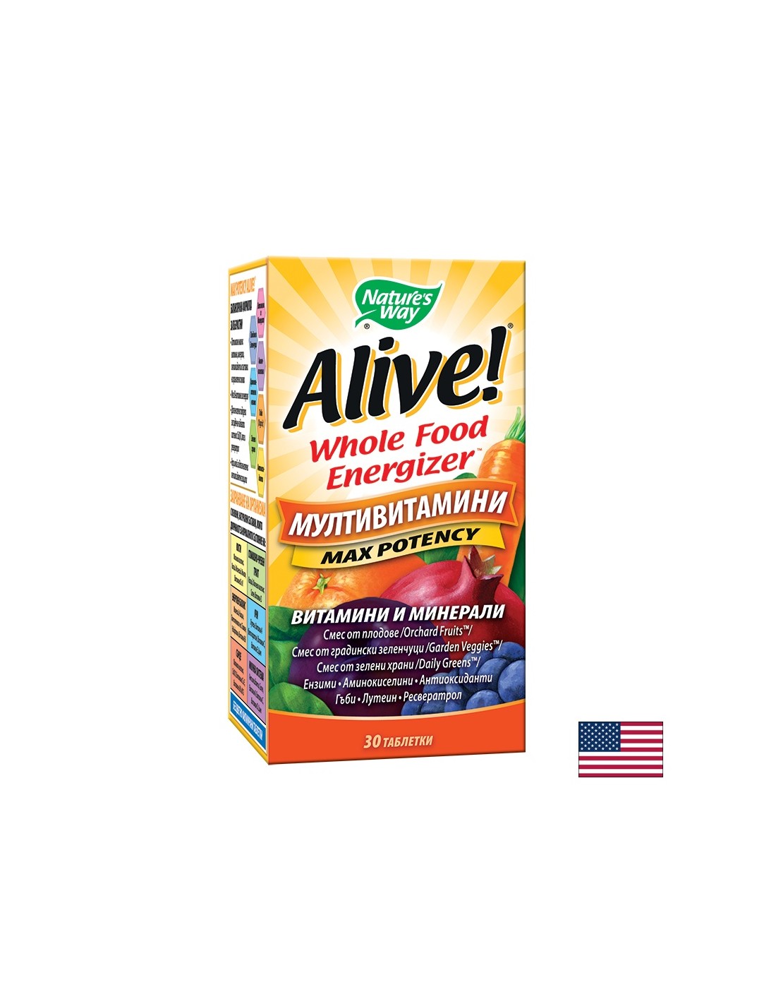<tc>Alive</tc>! Multivitamín - 30 tabliet
