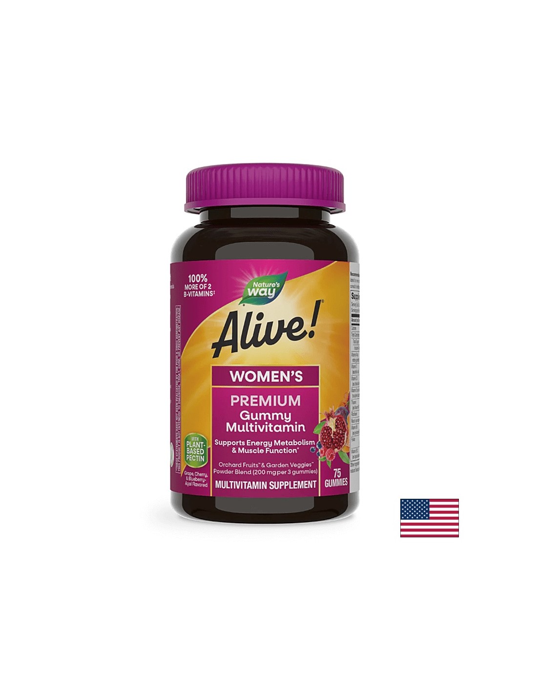 <tc>Alive</tc>! Žuvacie vitamíny pre ženy - 75 žuvacích tabliet