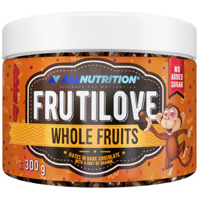 FrutiLove | Dates in Dark Chocolate and Orange 300 grams - Nutra Best Europe