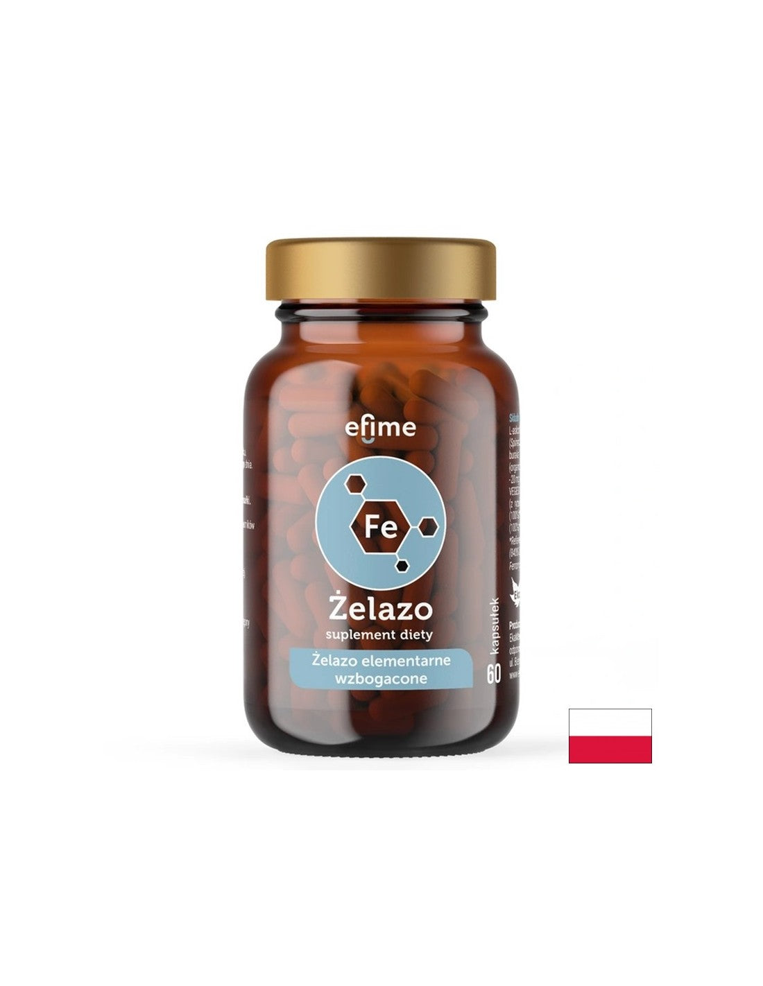 Anémia - železo + vitamín B6, B12, C, kyselina listová, 60 kapsúl