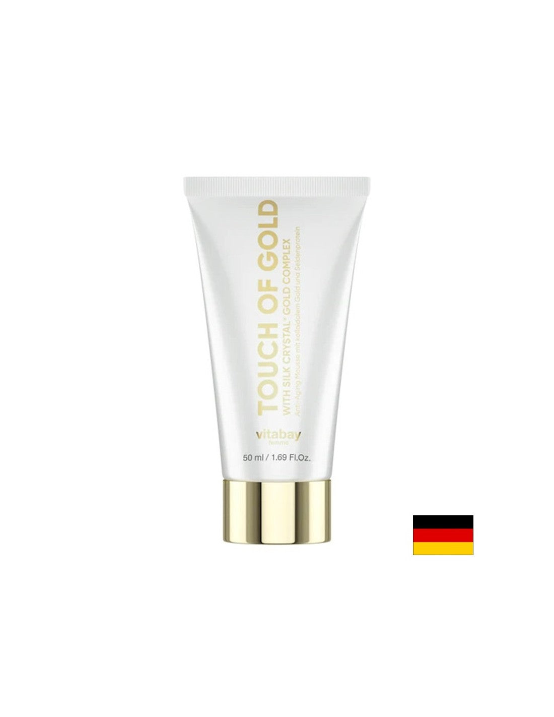 Krém proti starnutiu s koloidným zlatom a hodvábom, 50 ml