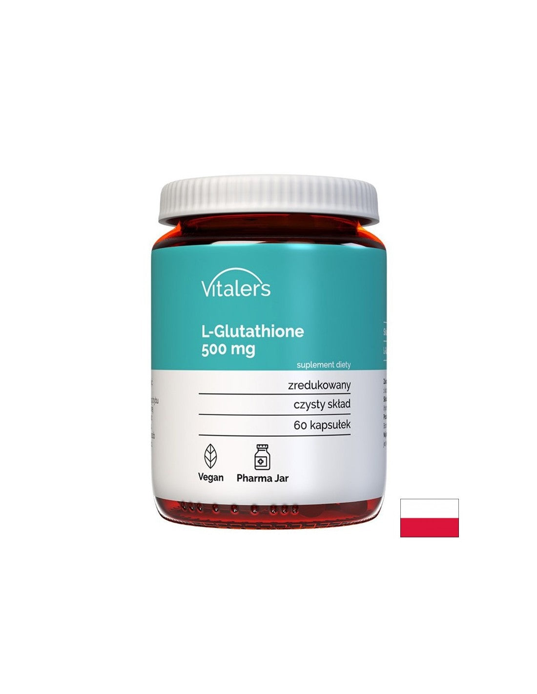 Antioxidant pre zdravú pečeň - L -glutation, 500 mg x 60 kapsúl