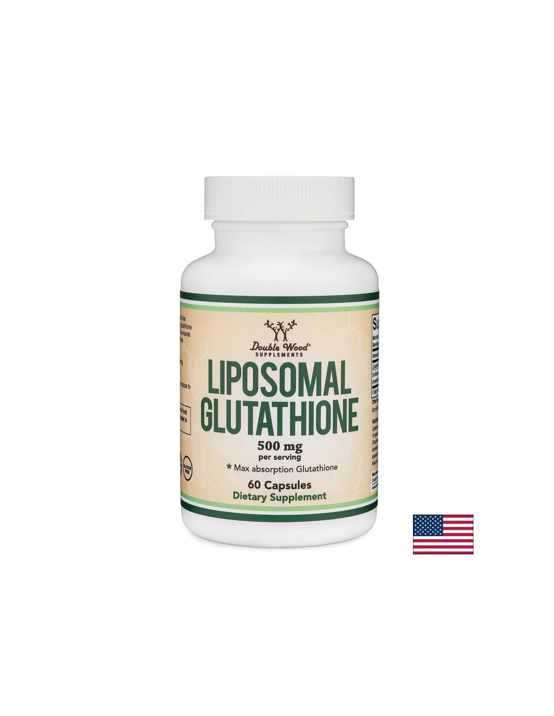 Antioxidant, ochrana pečene - lipozomálny glutatión, 250 mg x 60 kapsúl <tc>Double Wood</tc>