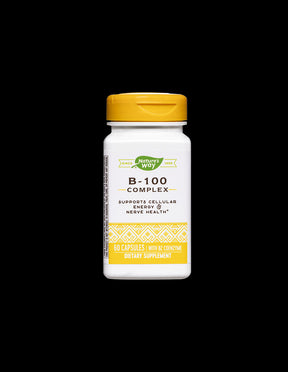 B-100 Complex - Vitamin B 100 Complex, 60 capsules Nature's Way - Nutra Best Europe