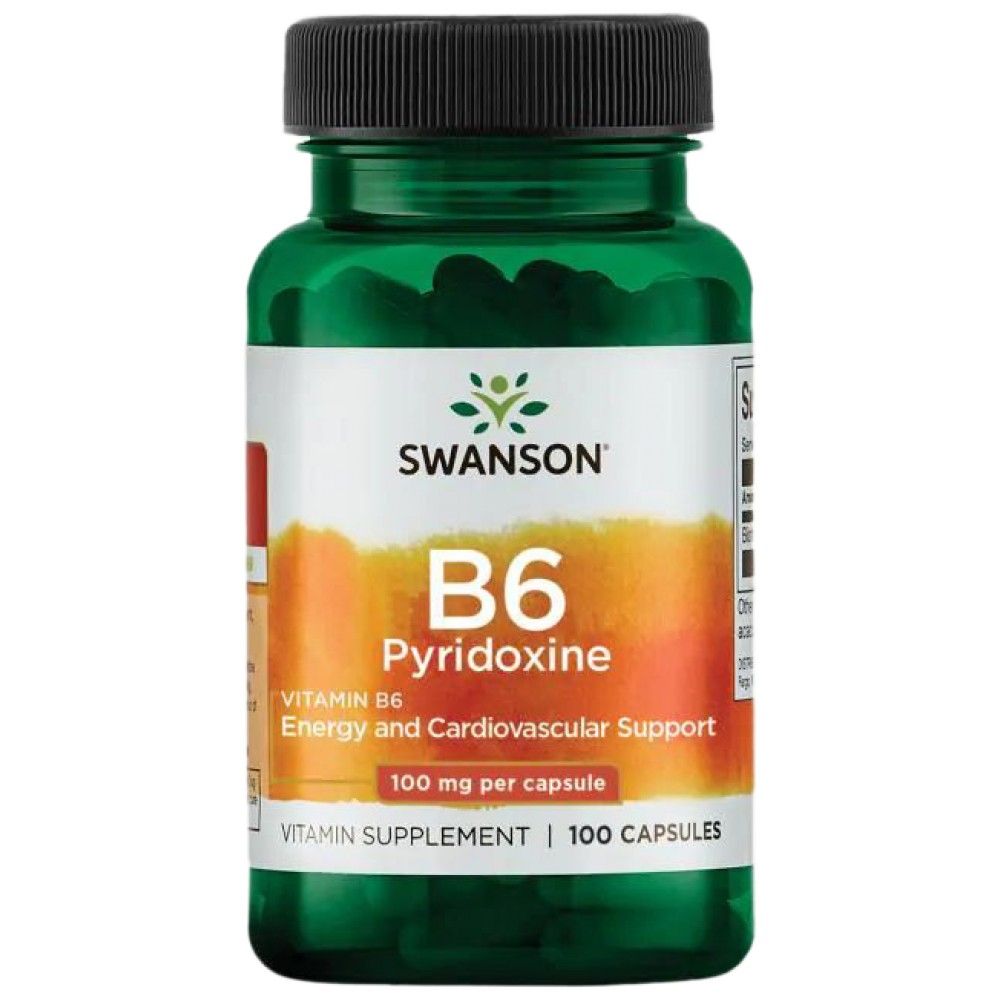 Vitamín B6 100 mg / pyridoxín - 100 kapsúl