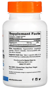 Vysoká absorpcia 100% chelátovaný glycinát horčíka 105 mg - 120 kapsúl