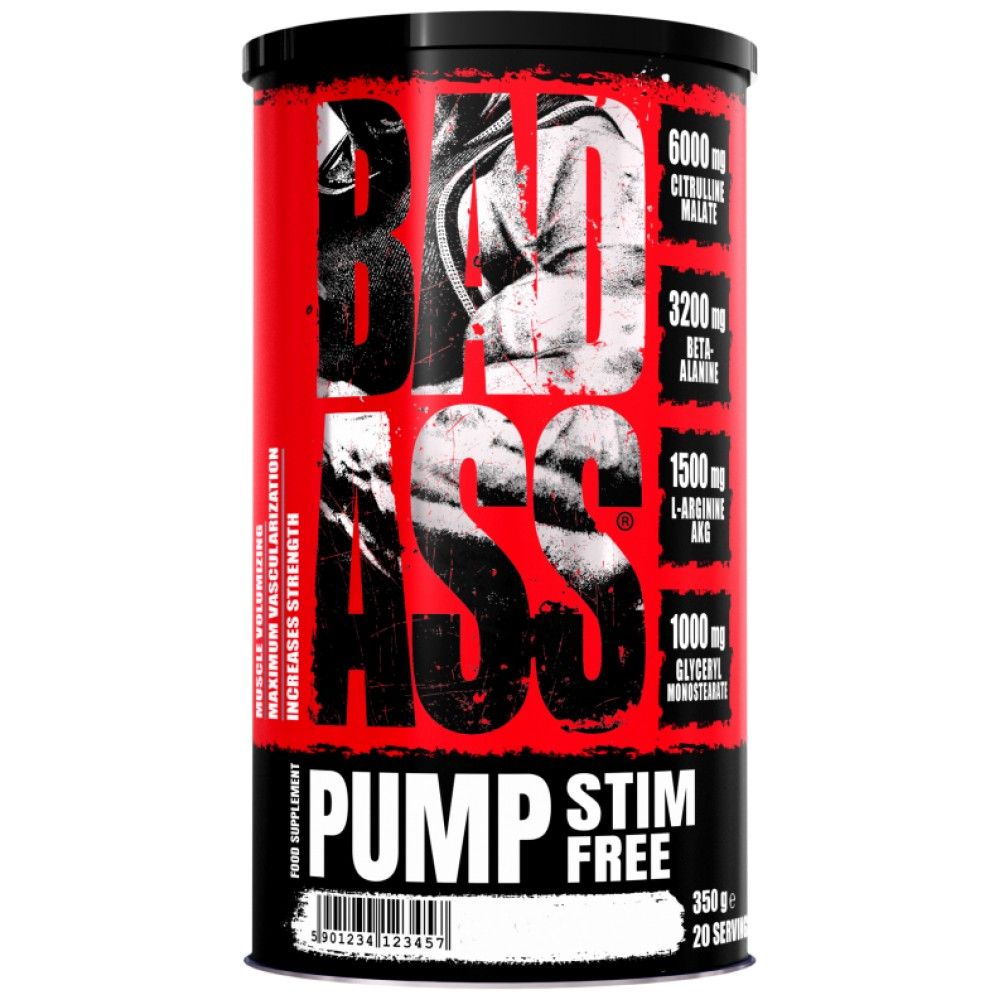 <tc>BAD ASS</tc> PUMPOVAČKA Stim-Free Formula - 350 gramov