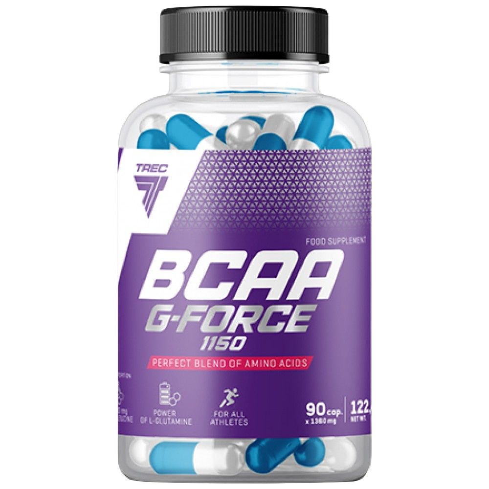 BCAA G-Force 1150 | BCAA + Glutamínové čiapky - 360 kapsúl