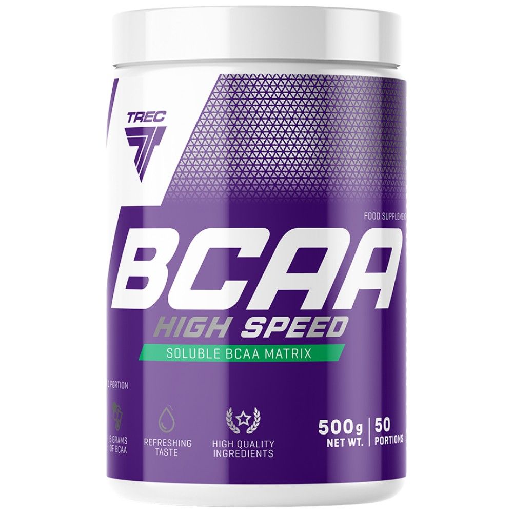 BCAA Vysoká rýchlosť Rozpustná matica BCAA - 500 gramov