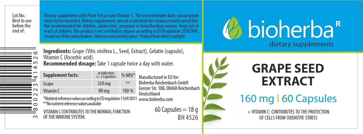 Extrakt z hroznových semien 280 mg - 60 kapsúl
