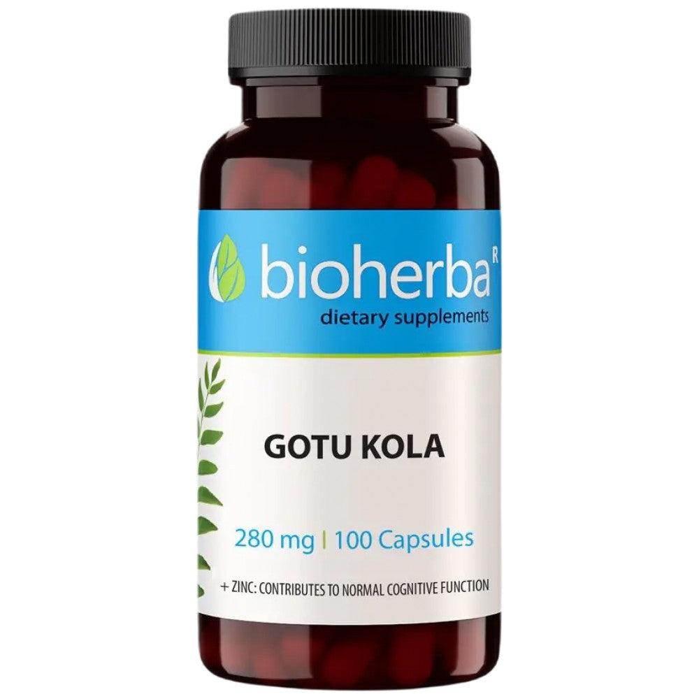 Gutu Kola 280 mg - 100 kapsúl