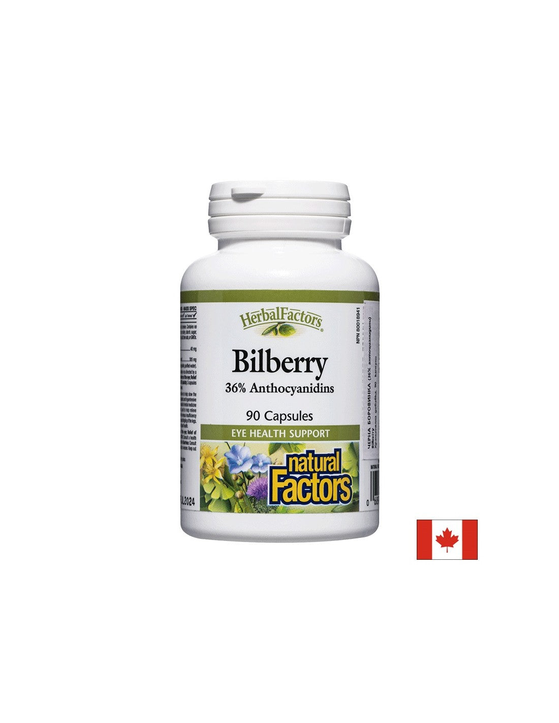 Bilberry 345 mg - 90 kapsúl