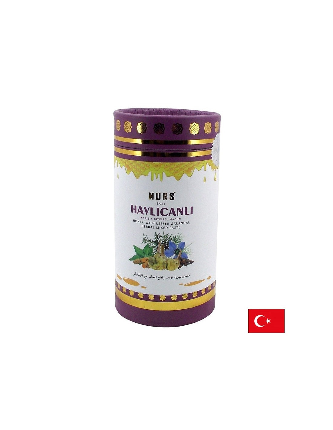 Bylinná pasta s medom a galangalom - pre prechladnutie a chrípku, 400 g
