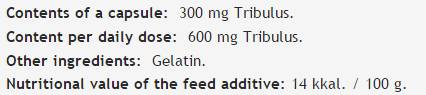 Tribulus Terrestris extrakt 300 mg - 60 kapsúl