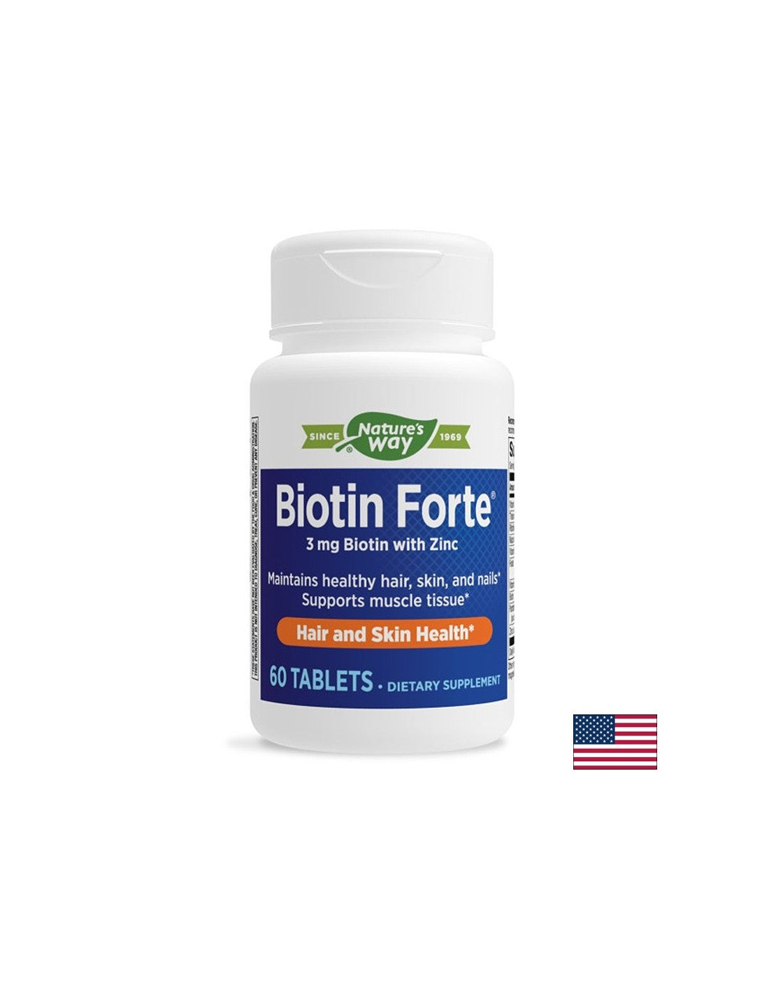Biotin Forte® - Biotin Forte® so zinkom, 60 tablety príroda