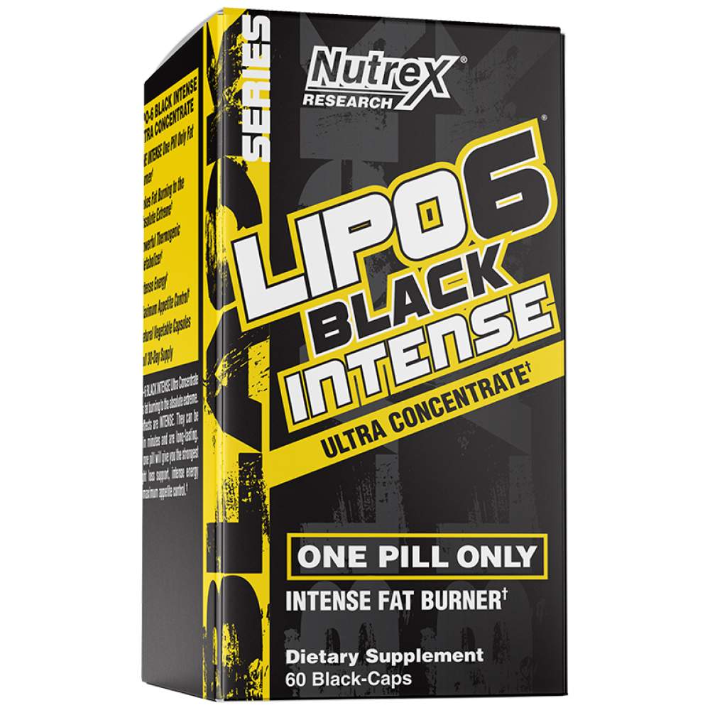 Lipo 6 čierna / intenzívna / ultra koncentrát - 60 kapsúl