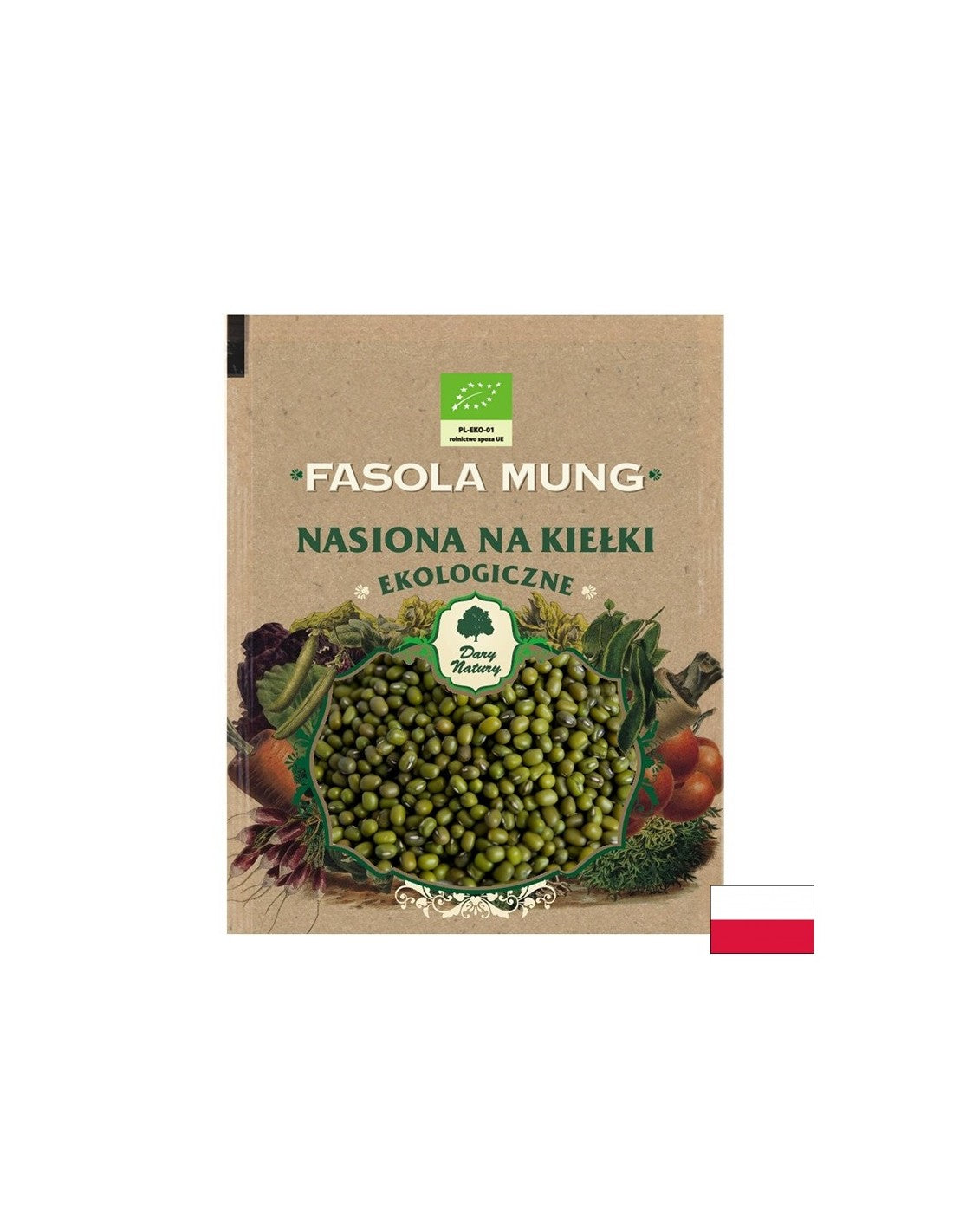 Fazuľka mungo - Semená na klíčky Bio, 50 g <tc>Dary Natury</tc>