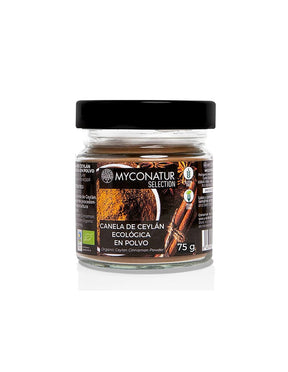 Organic Ceylon cinnamon powder - Canela de Ceylan, Bio, 90 g Myconatur - Nutra Best Europe