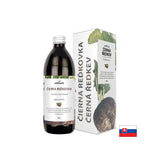 Čierna reďkovková šťava pre žalúdok a pečeň, 500 ml, 10 dávok
