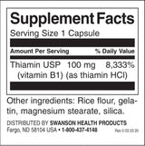 Vitamín B -1 100 mg - 250 kapsúl