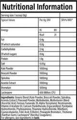 Veggie-Might | 3 v 1 kompletný vzorec ~ Zelení a multi vitamín a probiotiká - 180 gramov