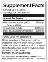 Glukozamín, chondroitín a MSM - najvyššia sila - 120 tabliet
