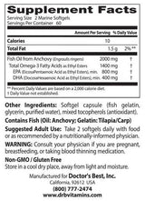 Najlepšie omega 3 rybí olej 1000 mg / purifikované a čisté - 120 gélových kapsúl