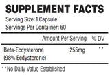 Prírodná postava Beta -ecdysterón 255 mg - 60 kapsúl