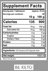 MCT olejová kvapalina C8 + C10 - 100 ml