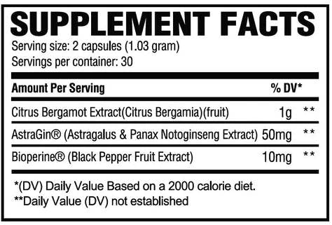 Bergamot 1000 mg | s Astraginom - 60 kapsúl