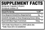 Bergamot 1000 mg | s Astraginom - 60 kapsúl