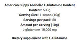 Anabolický L -glutamín - 500 gramov