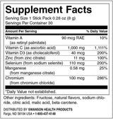Imunita asistencia s C plus vitamínom D a zinkom | Citrusová príchuť 30 balíčkov