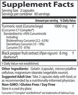 Vysoký absorpčný kurkumín 500 mg - 120 kapsúl