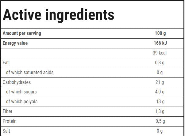 Ovocie v želé | Strawberry 600 gramov