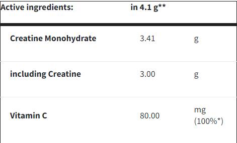 Kreatín mono+ | s vitamínom C - 300 gramov