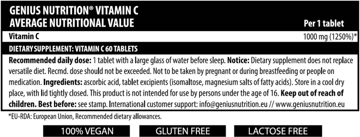 Tablety vitamínu C - 60