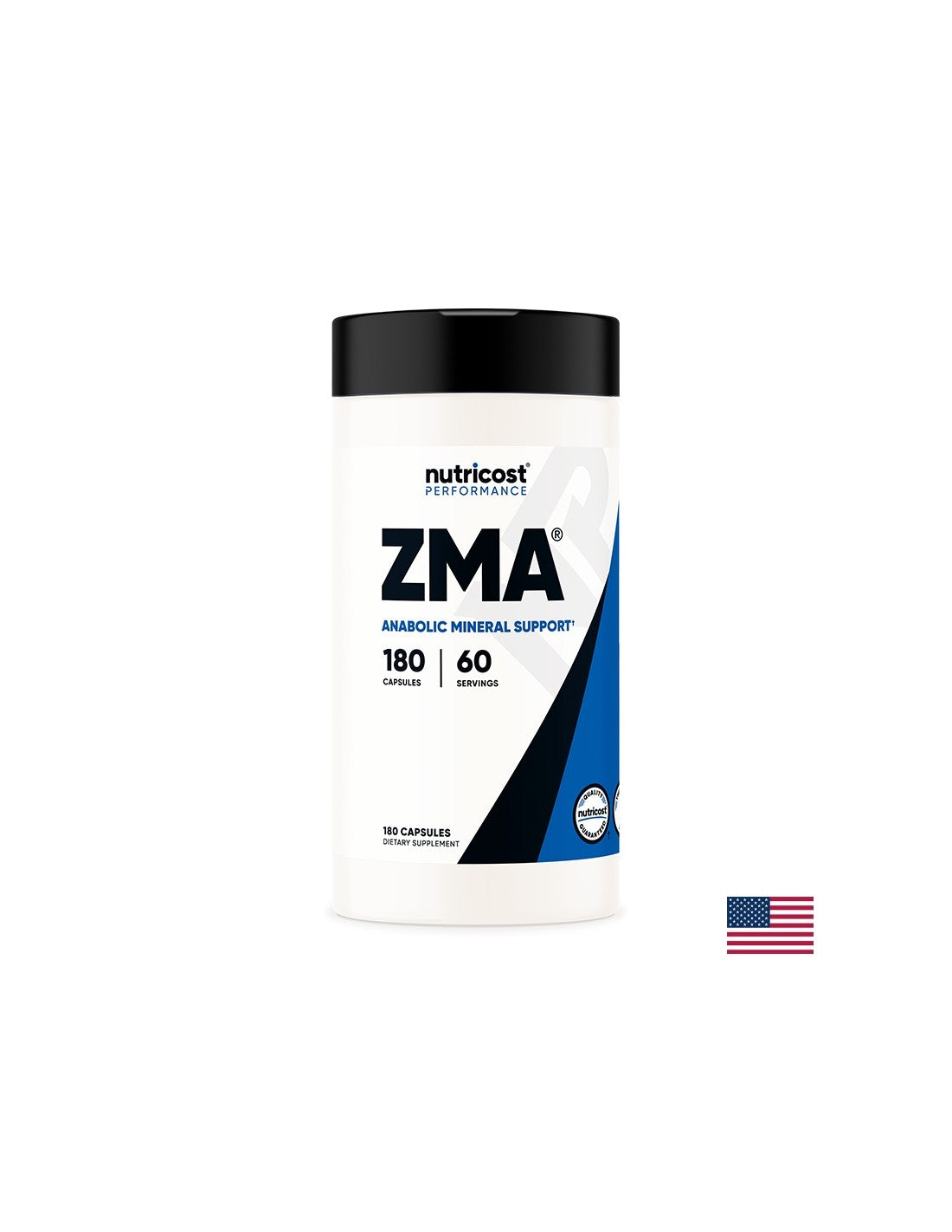 Zinok, horčík a vitamín B6 - ZMA, 180 kapsúl <tc>Nutricost</tc>