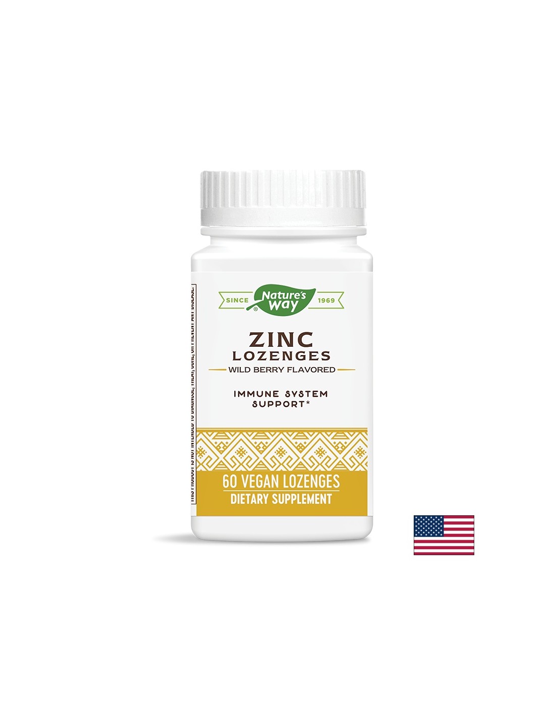 Zinkové pastilky s echinacea a vitamín C - 60 tabliet