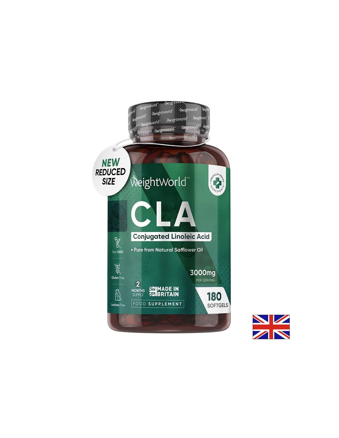 CLA - konjugovaná kyselina linolová, 3000 mg x 180 Softgels World World