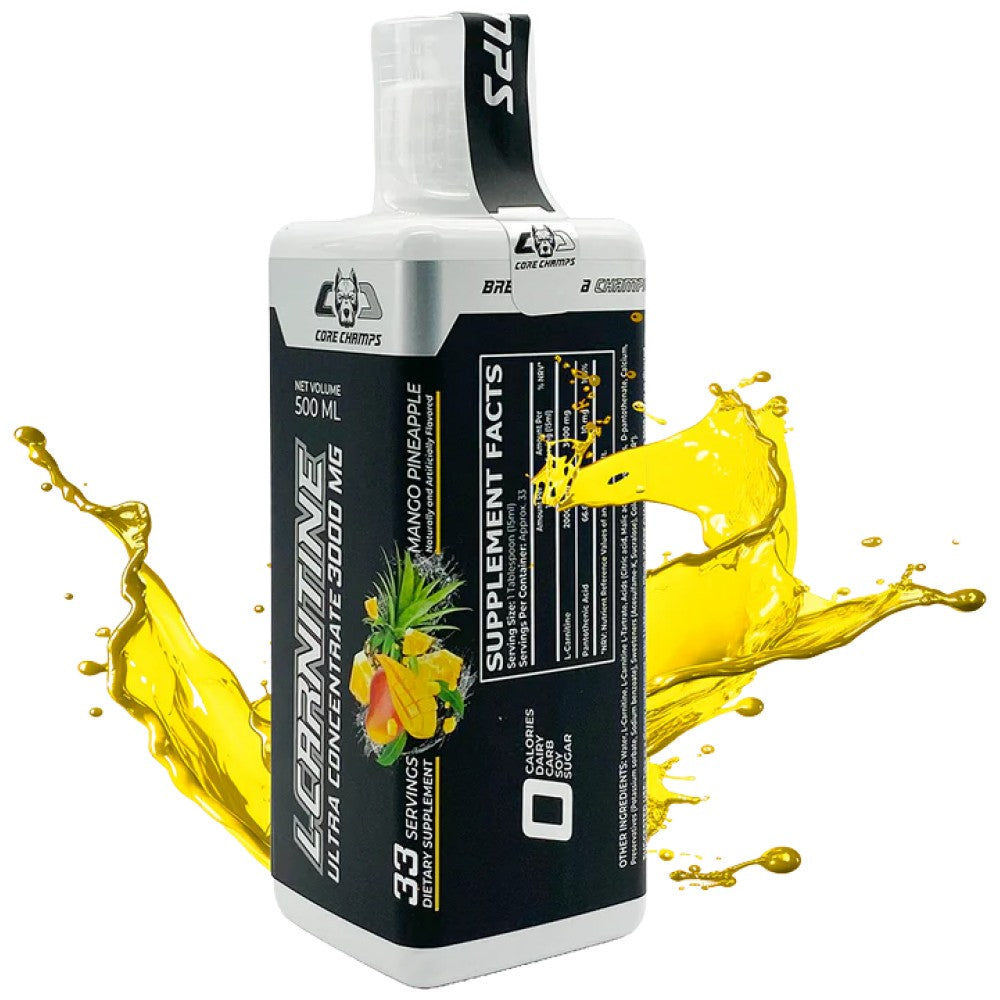 L -karnitínová kvapalina 3000 mg - 500 ml