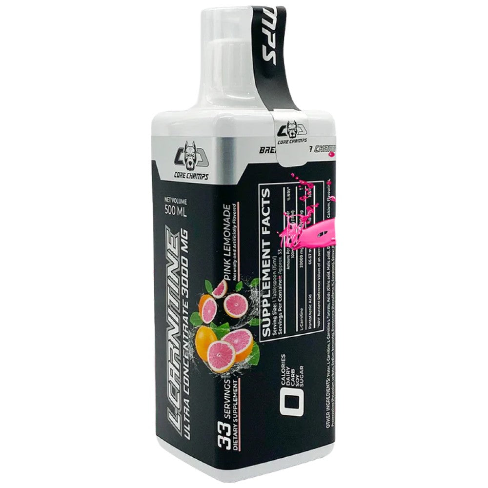 L -karnitínová kvapalina 3000 mg - 500 ml