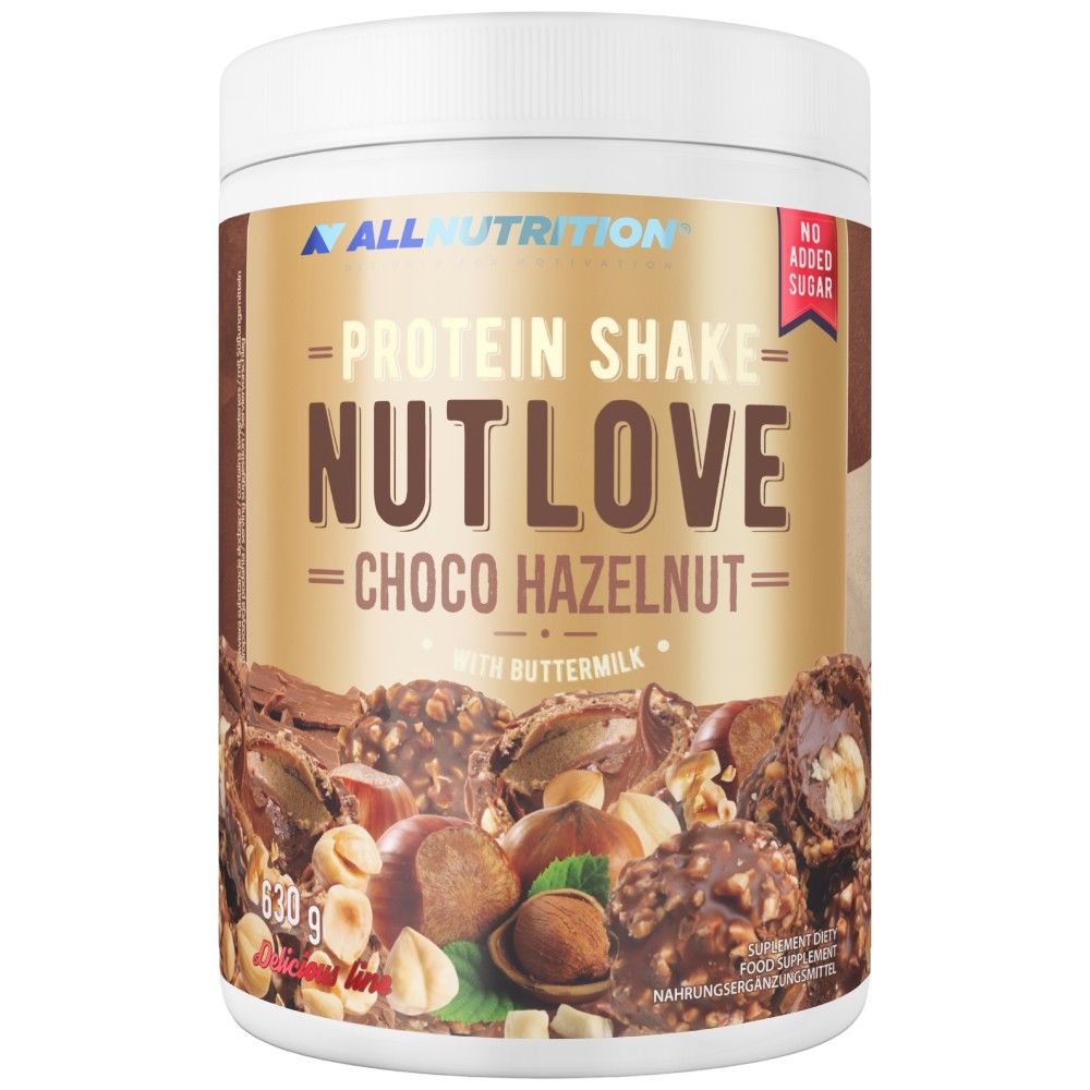 Nutlove Protein Shake Srvátkový proteín + kazeín - 630 gramov