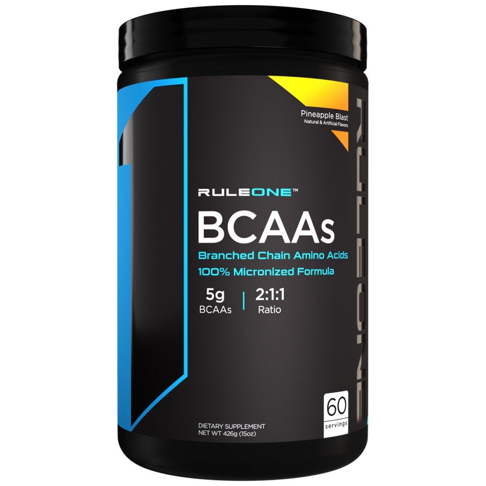 BCAAS | 100% mikronizovaný vzorec 2: 1: 1 BCAA - 480 gramov