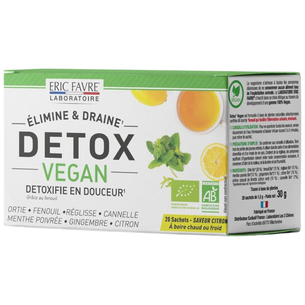 Detox vegánsky Bylinný detoxikačný čaj - 20 vreciek