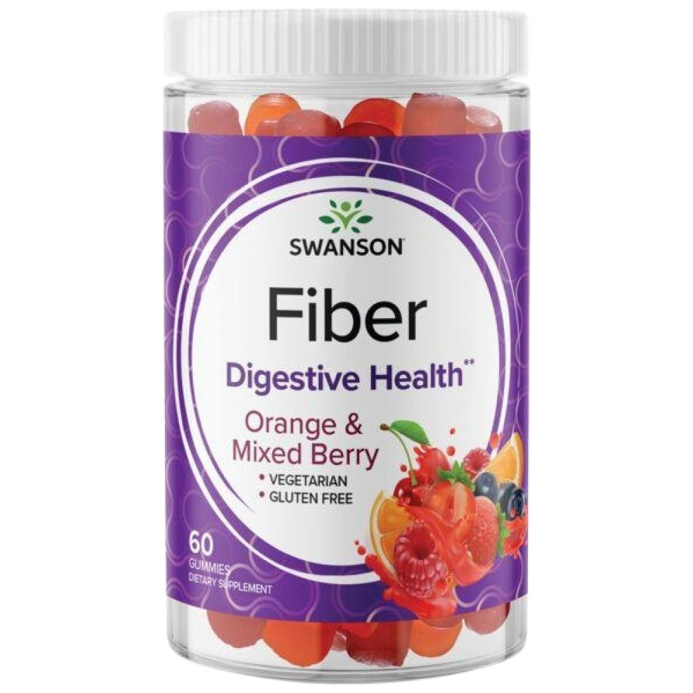 Vláknité ďasná Orange & Mix Berry - 60 žuvateľných tabliet