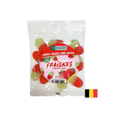 Žuvacie cukríky s jahodovou chuťou (bez cukru), 100 g