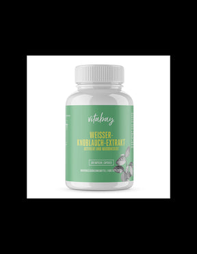 Detox and strong immunity - White garlic extract, 100 capsules - Nutra Best Europe